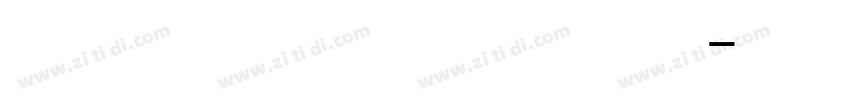 Inter (常规 中粗)字体转换